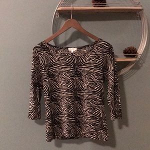 ❤️MaxMara zebra print 🦓 blouse❤️